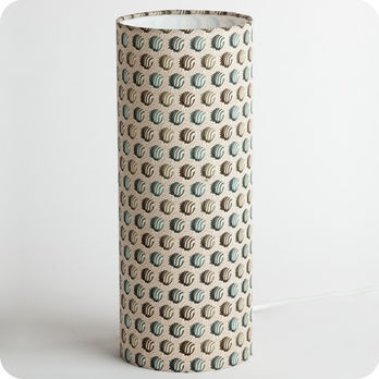 Cylinder fabric table lamp Hypnotic 